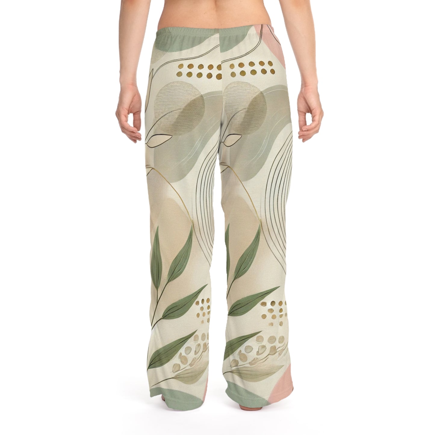 Botanical Breeze - Women's Pajama Pants (AOP)