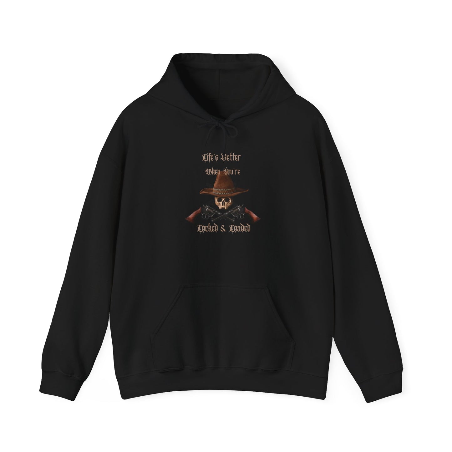 Life’s Better When You’re Locked & Loaded - Unisex Heavy Blend™ Hooded Sweatshirt