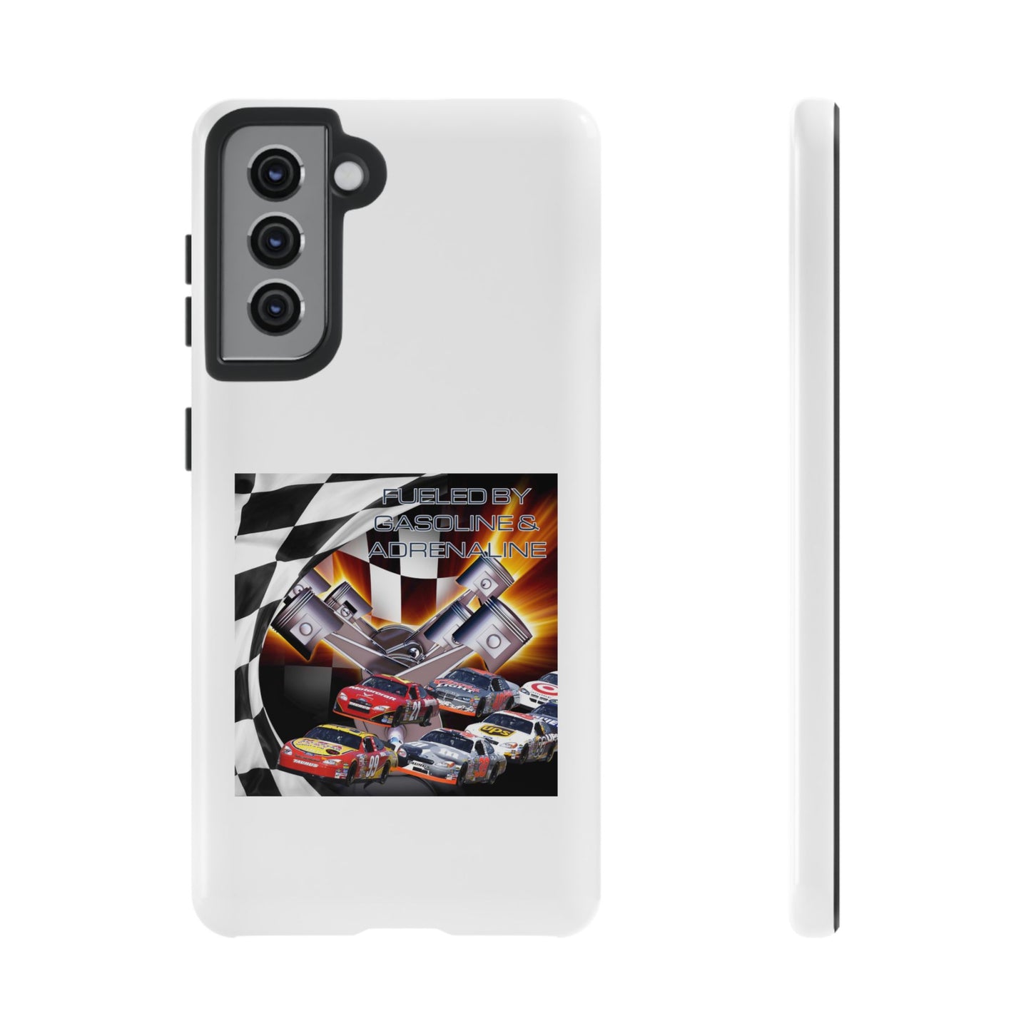 Fueled by Gasoline & Adrenaline - Tough Phone Case