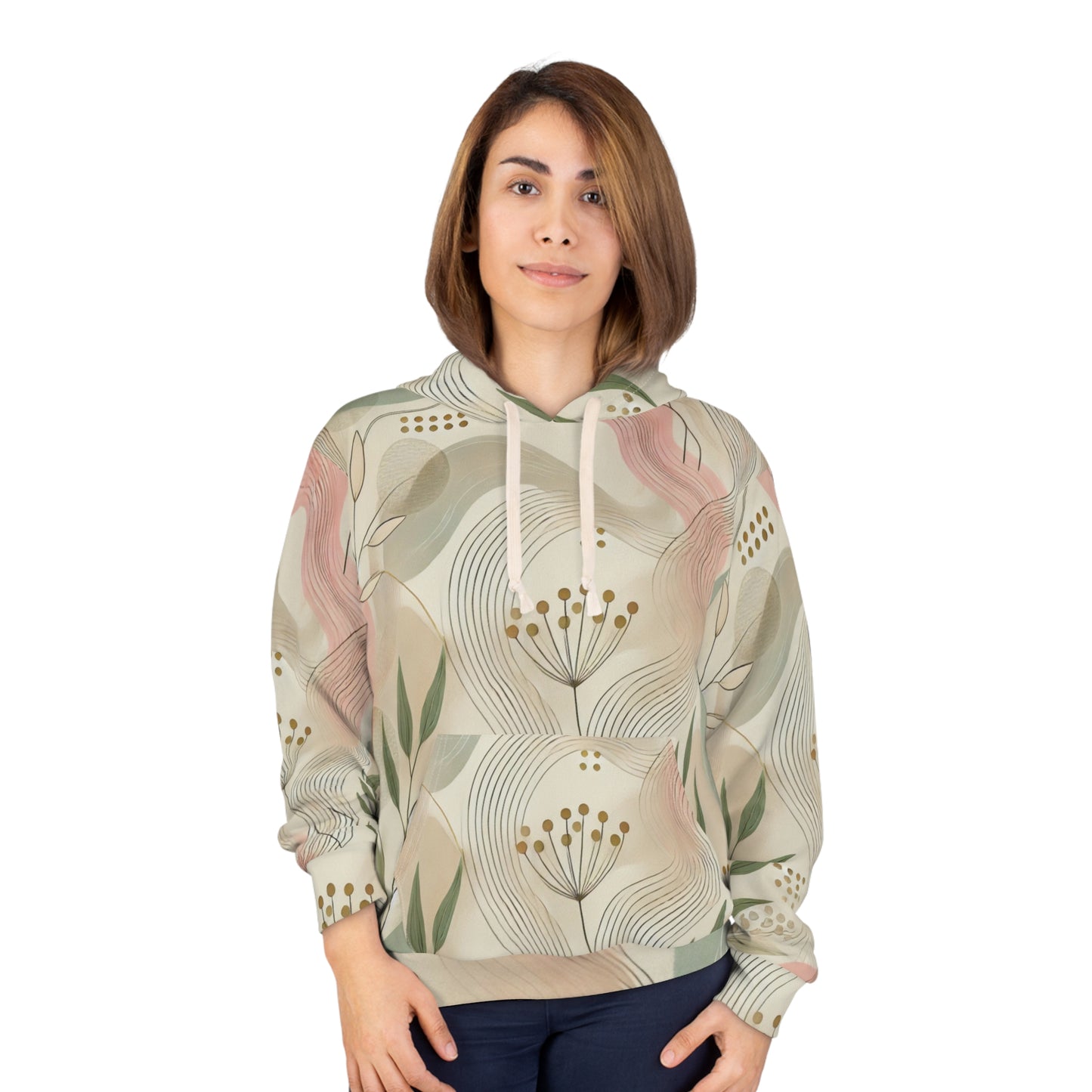 Botanical Breeze - Unisex Pullover Hoodie (AOP)