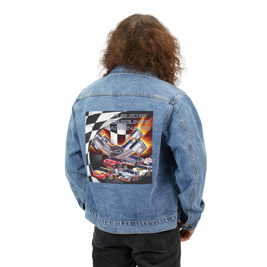 Fueled by Gasoline & Adrenaline - Men's Denim Jacket