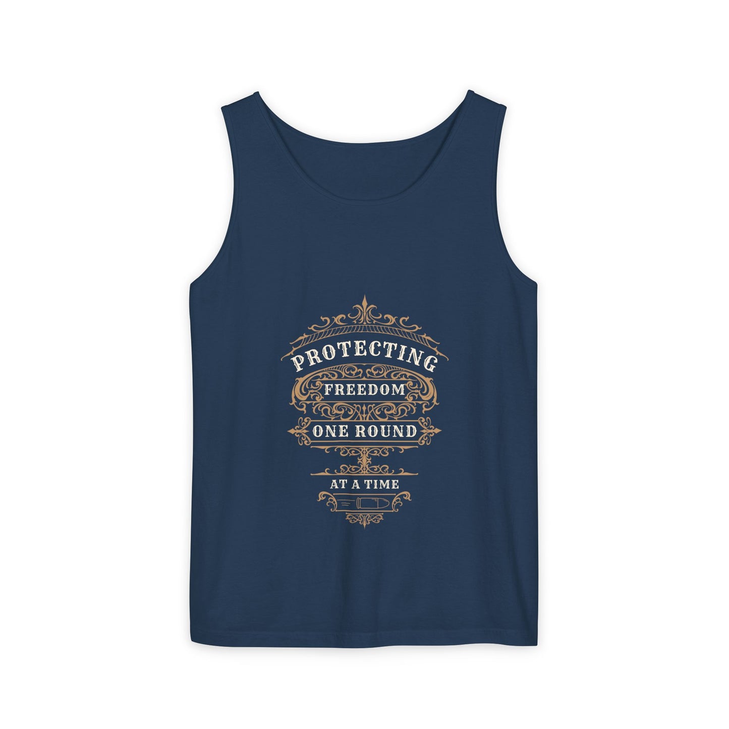 Protecting Freedom, One Round at a Time - Unisex Tank Top