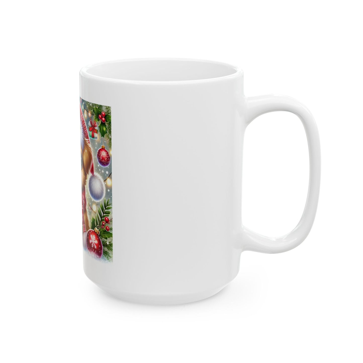 Paws-itively Merry Christmas - Ceramic Mug, (11oz, 15oz)