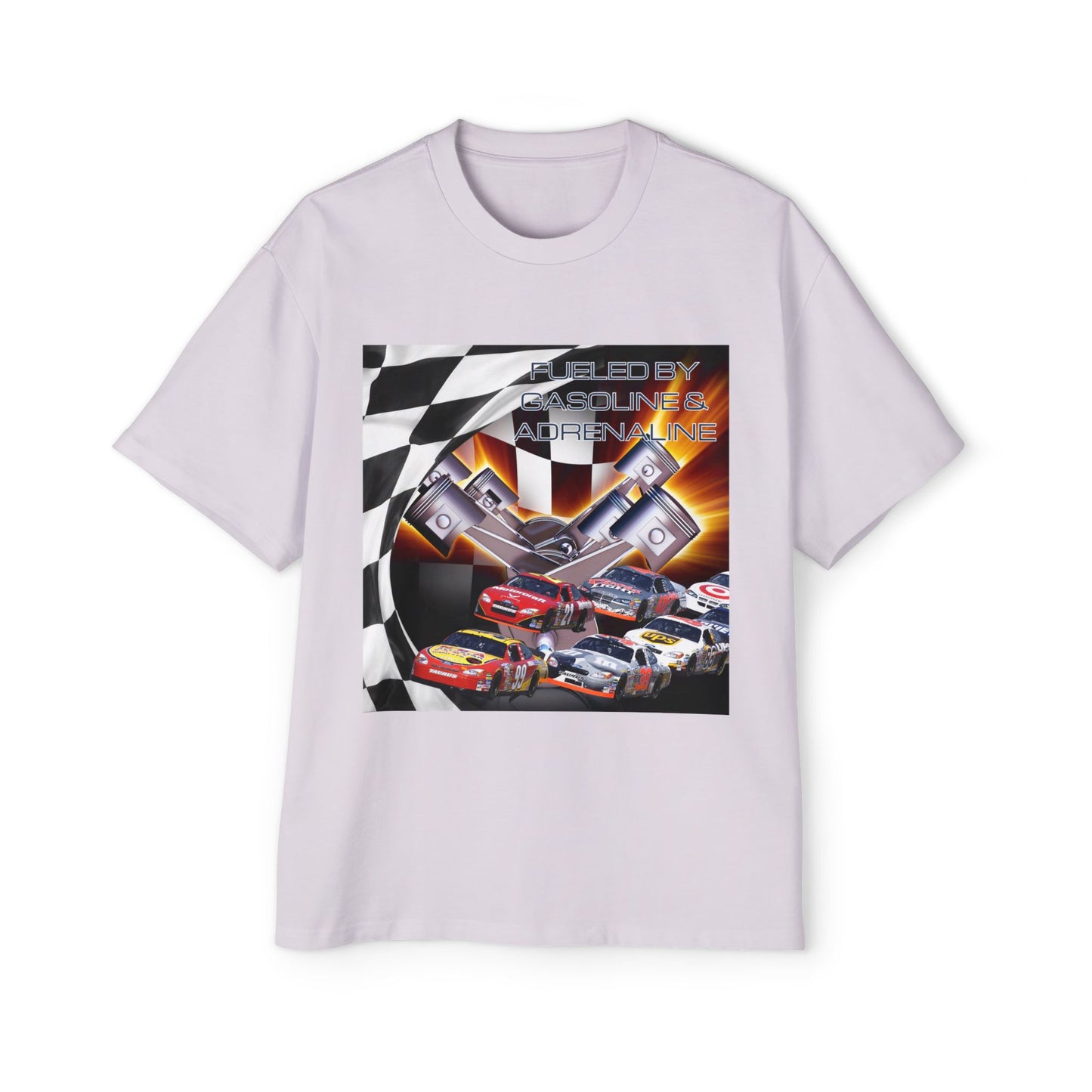 Fueled by Gasoline & Adrenaline - Men's Heavy Oversized Tee T-Shirt