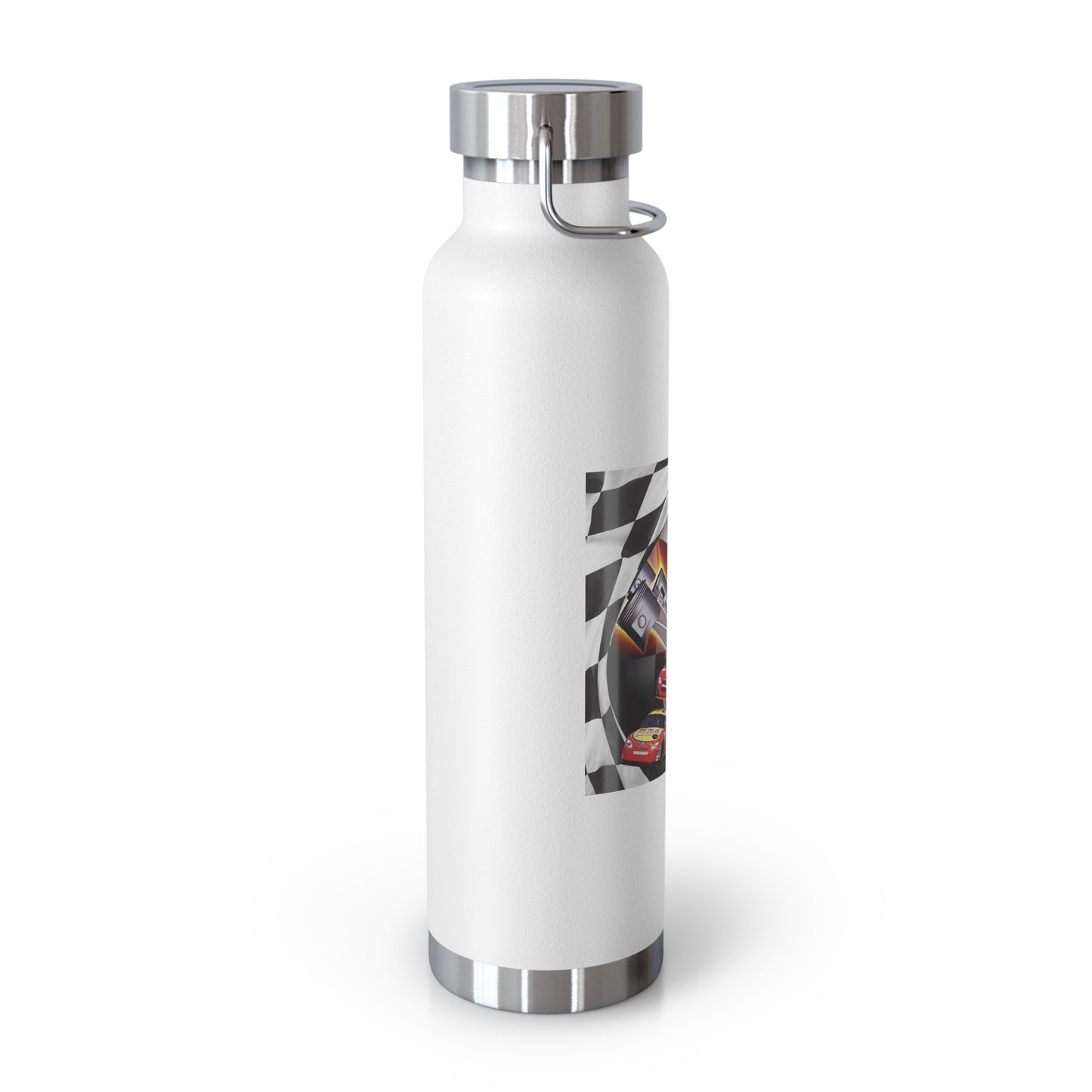 Fueled by Gasoline & Adrenaline - Copper Vacuum Insulated Bottle, 22oz