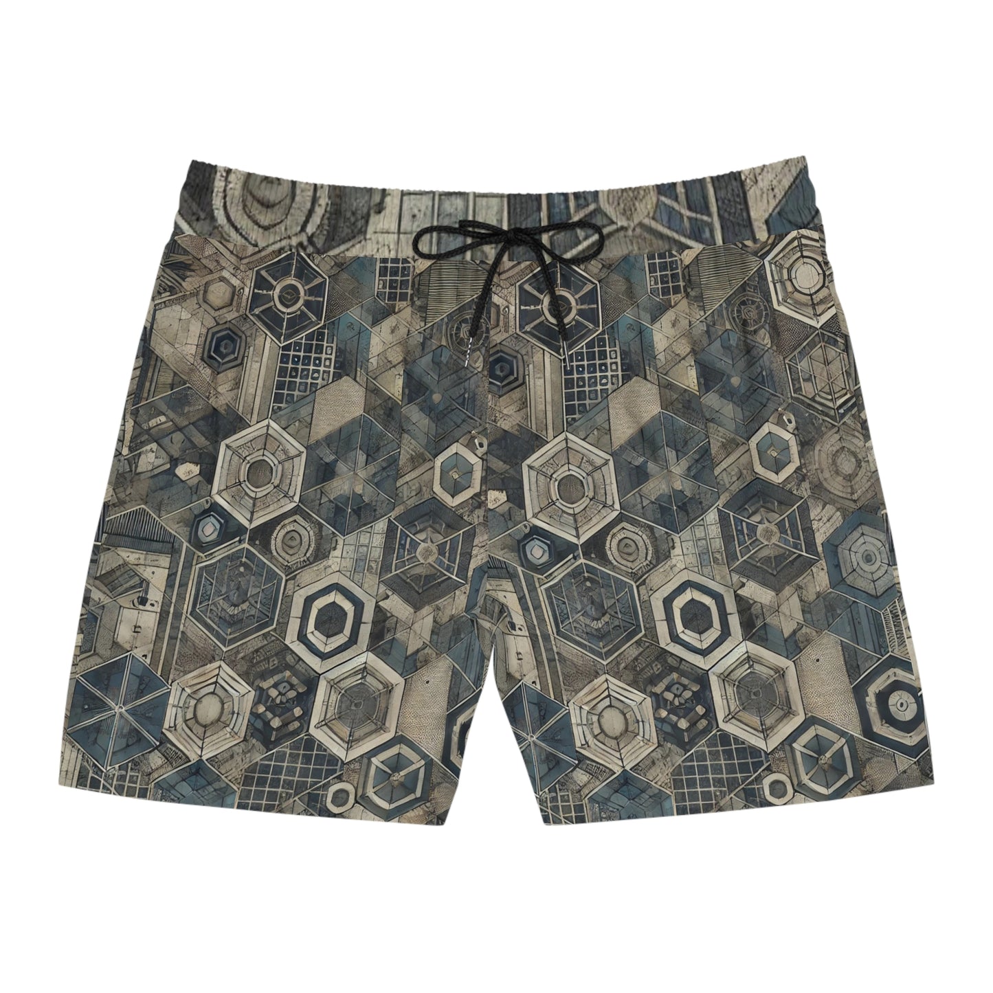 Modern Odyssey - Men's Mid-Length Swim Shorts