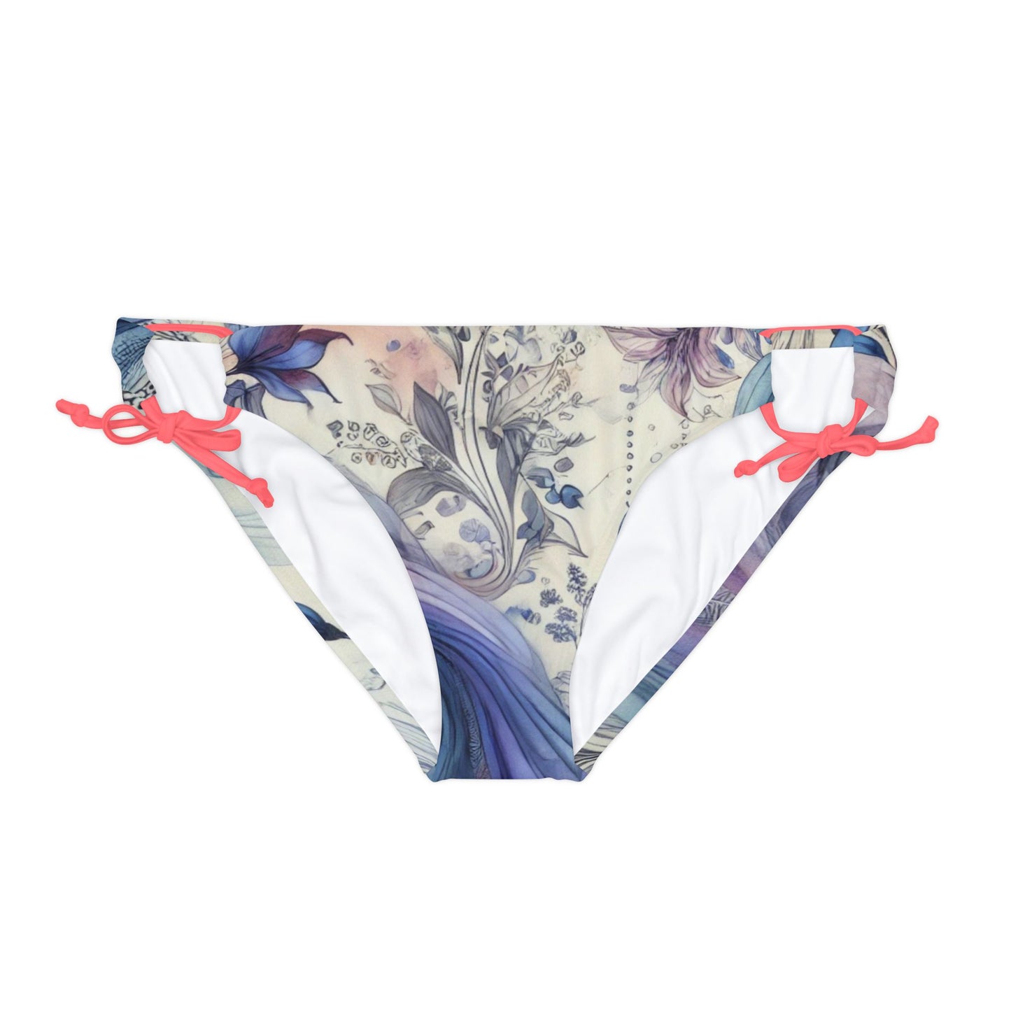 Twilight Bloom - Loop Tie Side Bikini Bottom (AOP)