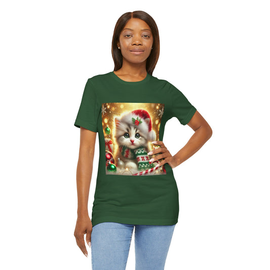 Purr-fectly Merry Christmas - Unisex Jersey Short Sleeve Tee