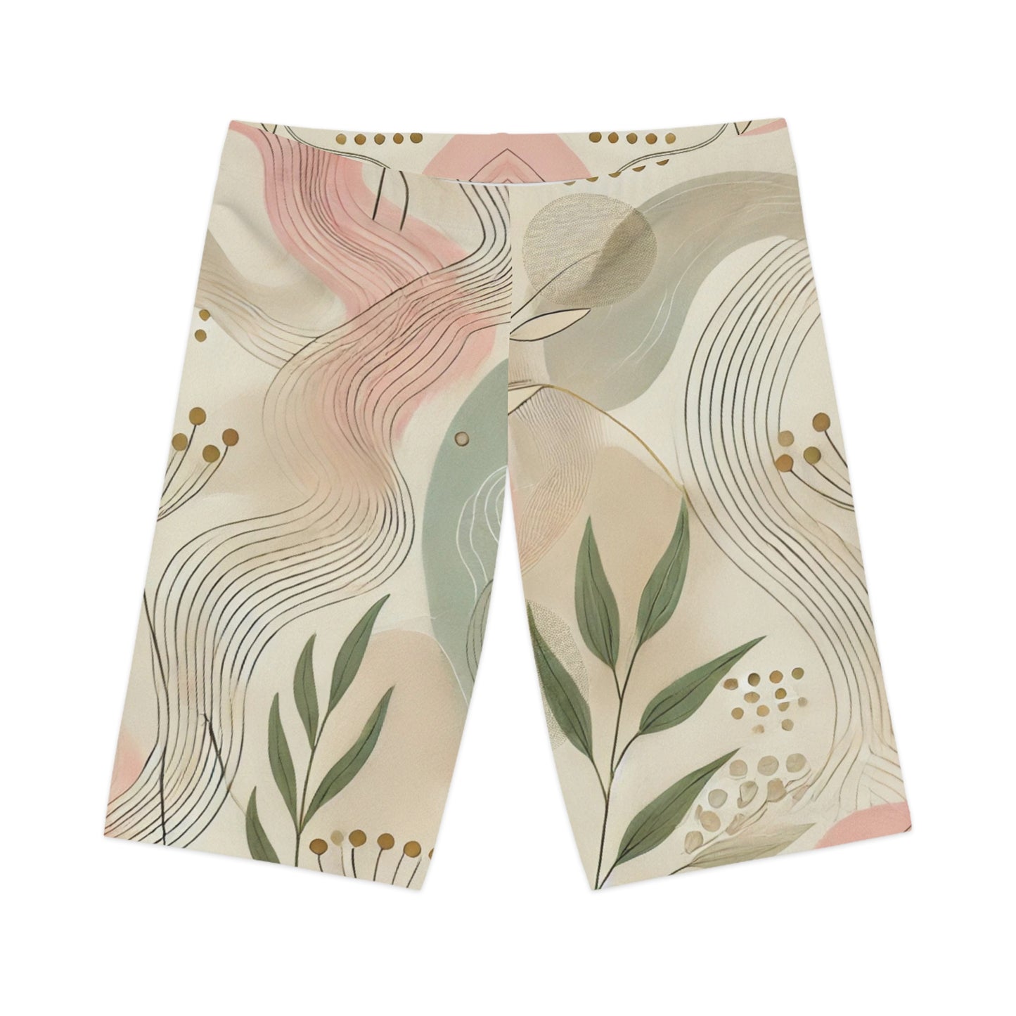 Botanical Breeze - Women's Bike Shorts (AOP)