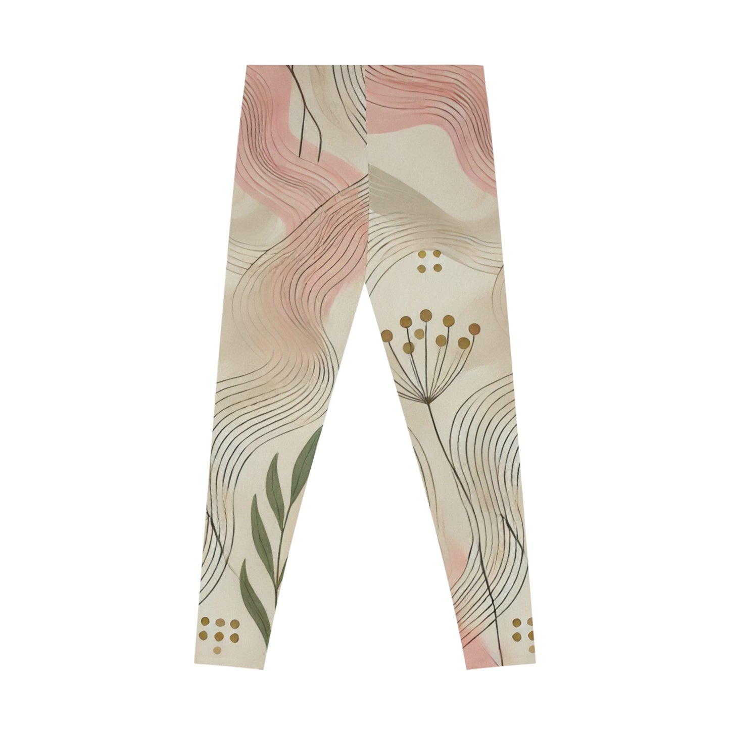 Botanical Breeze - Stretchy Leggings (AOP)