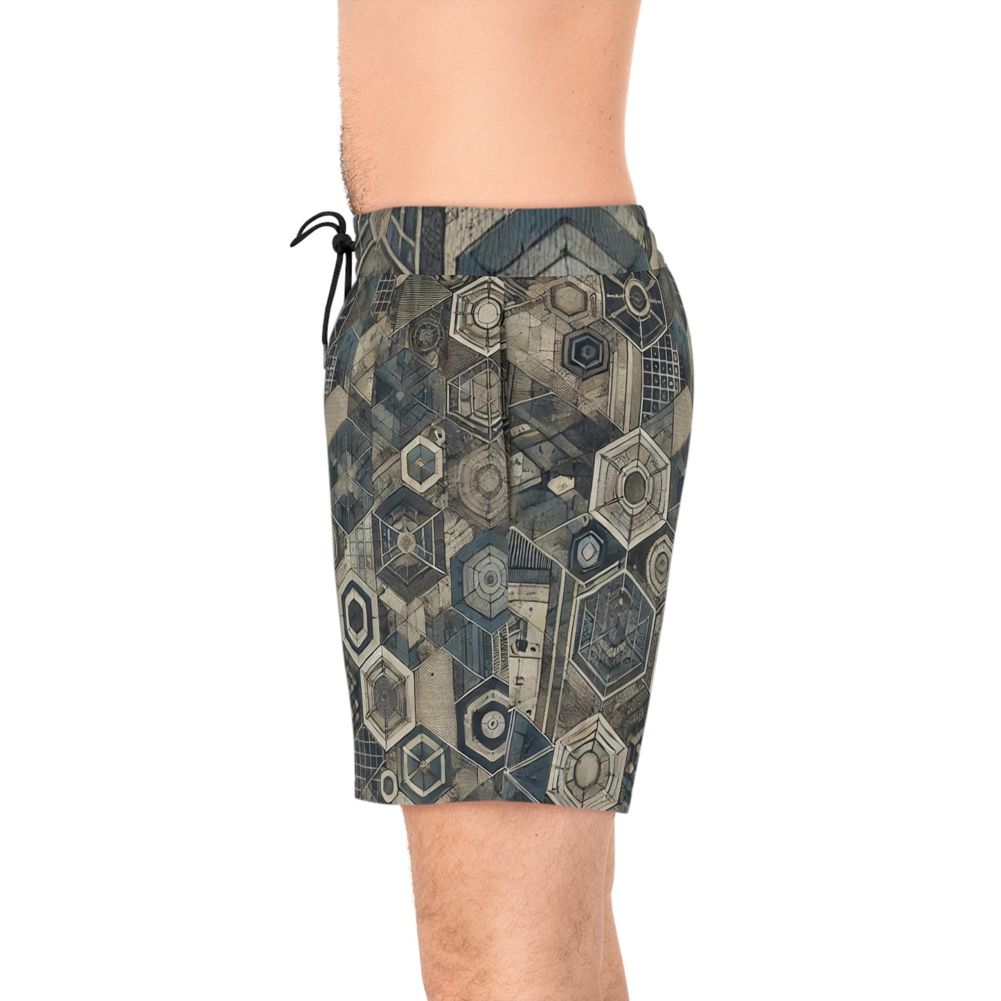 Modern Odyssey - Men's Mid-Length Swim Shorts