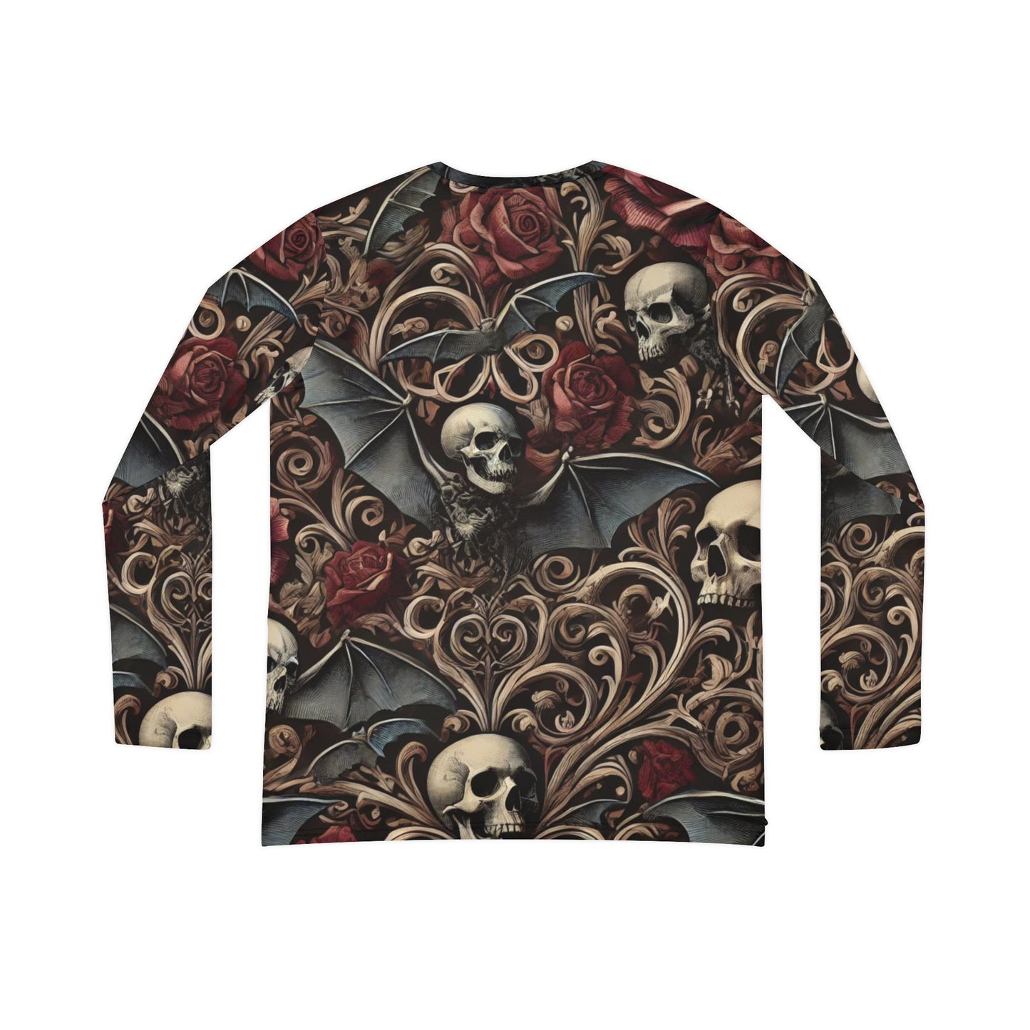 Nocturnal Elegy - Women's Long Sleeve V-neck Shirt (AOP)