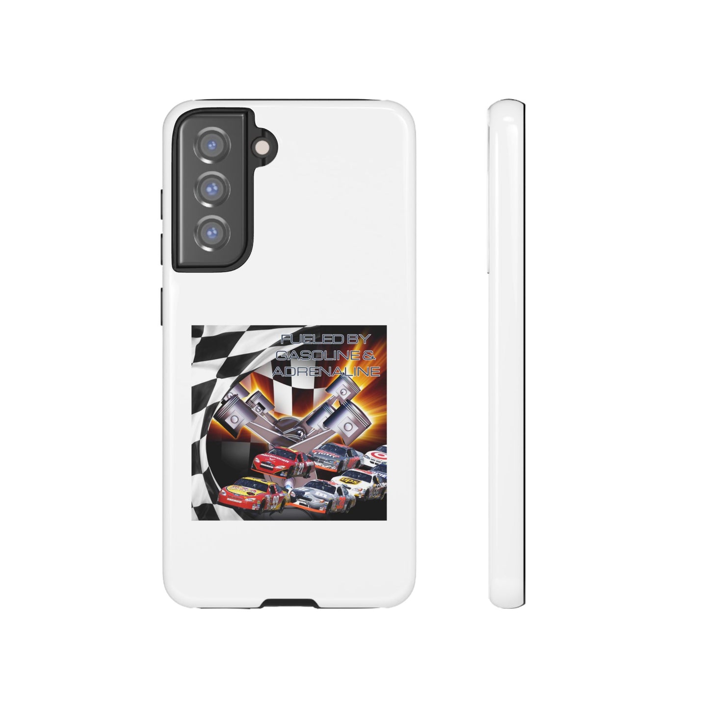 Fueled by Gasoline & Adrenaline - Tough Phone Case