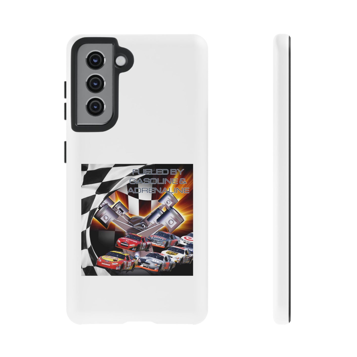 Fueled by Gasoline & Adrenaline - Tough Phone Case