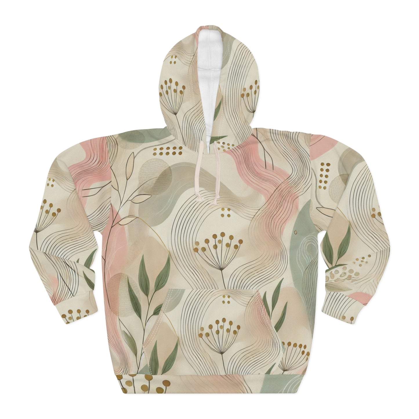 Botanical Breeze - Unisex Pullover Hoodie (AOP)