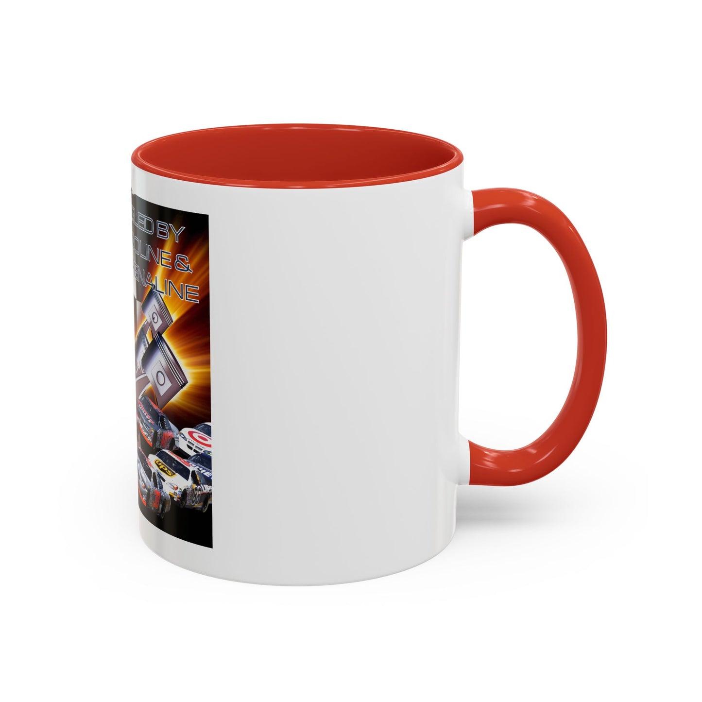 Fueled by Gasoline & Adrenaline - Accent Coffee Mug (11, 15oz)