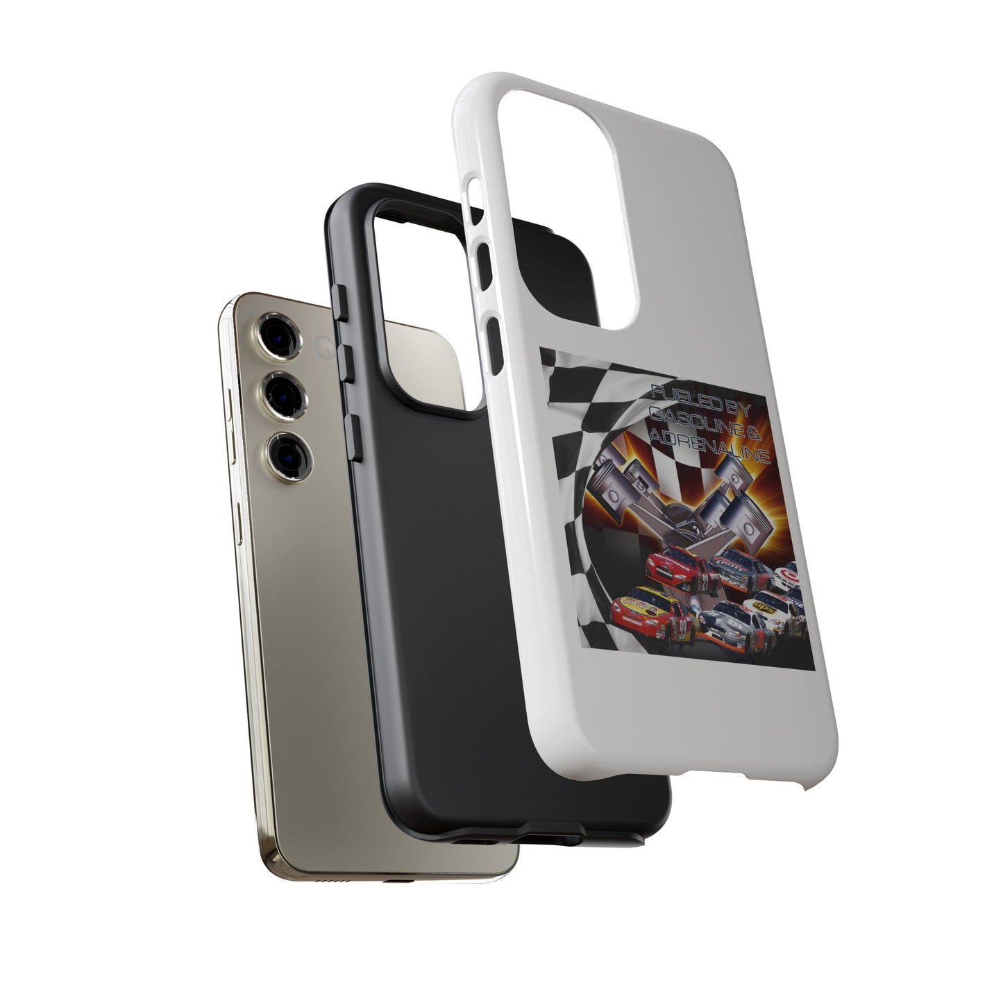 Fueled by Gasoline & Adrenaline - Tough Phone Case