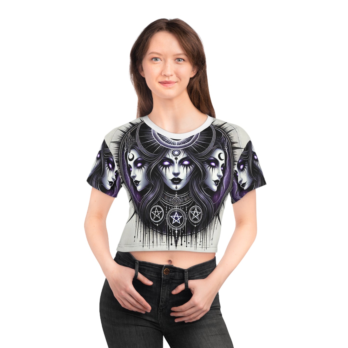 Triple Goddess - Crop Tee