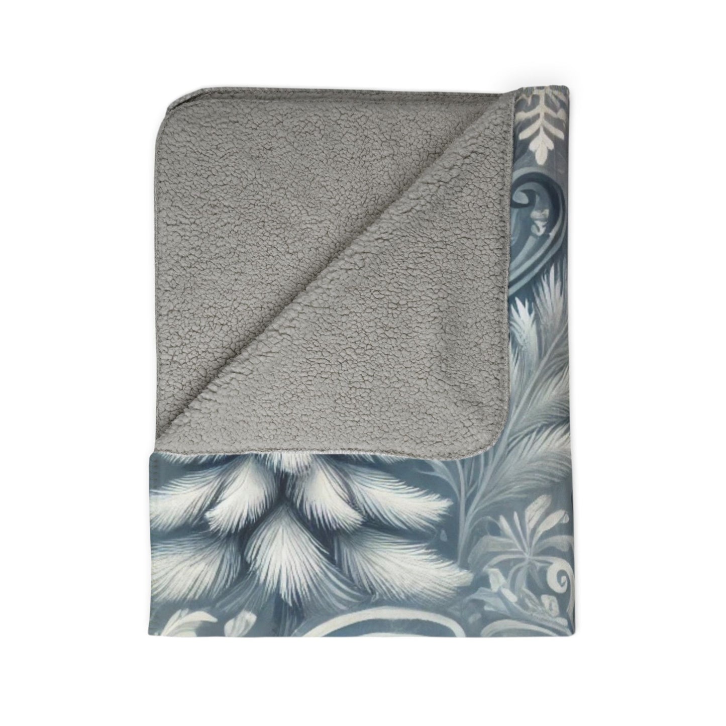 Whispers of Winter - Fleece Sherpa Blanket