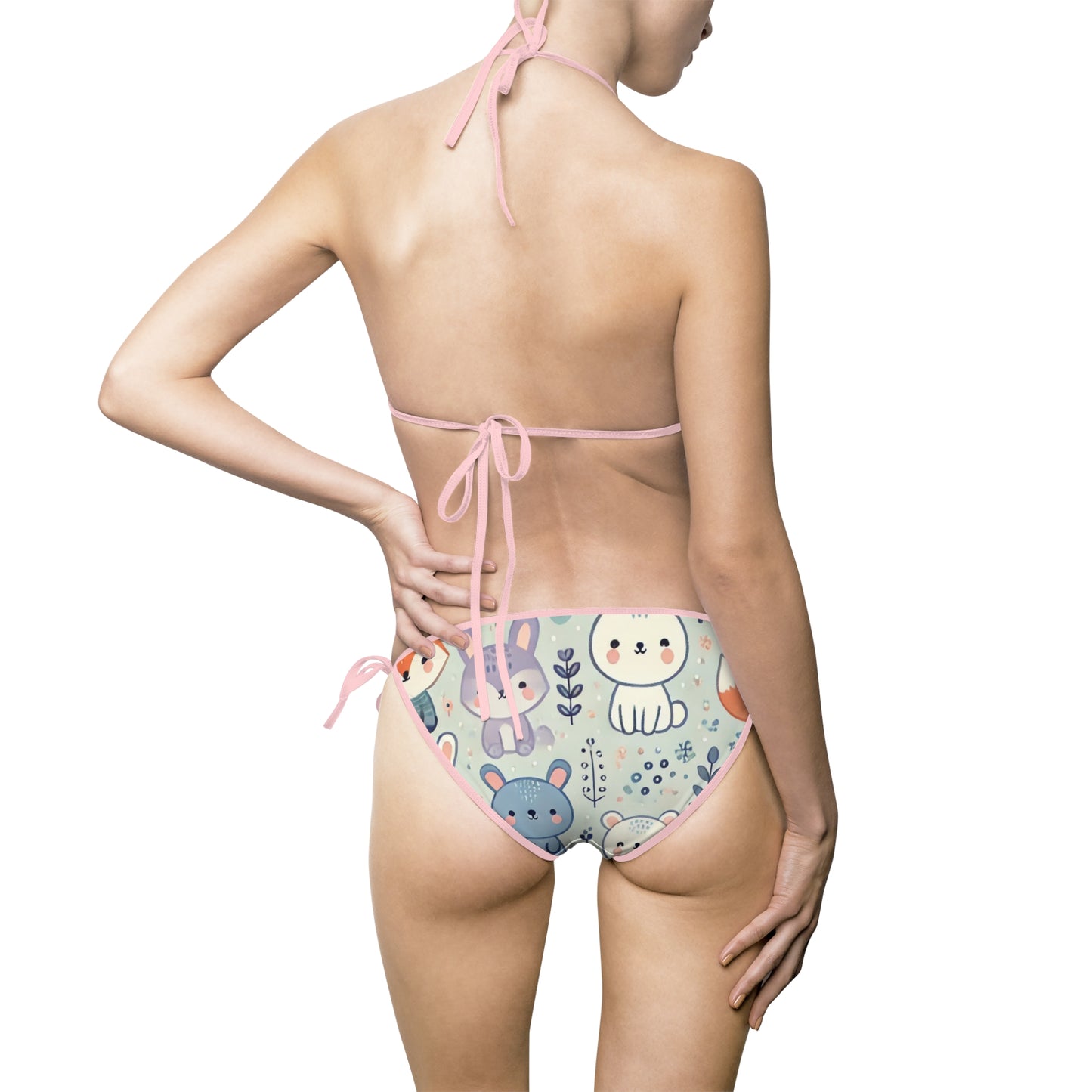 Whimsical Companions - Women's Bikini Swimsuit (AOP)