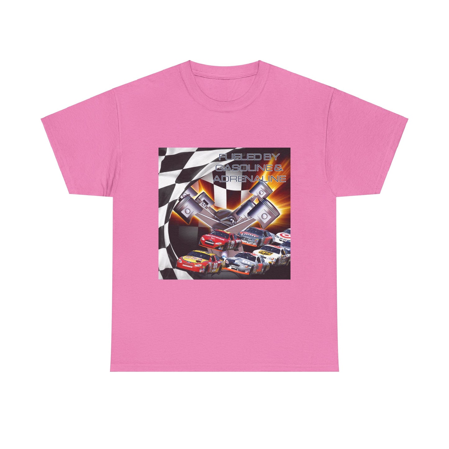 Fueled by Gasoline & Adrenaline - Unisex Heavy Cotton Tee T-Shirt