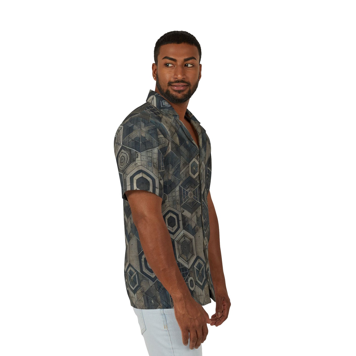 Modern Odyssey - Men's Hawaiian Camp Shirt