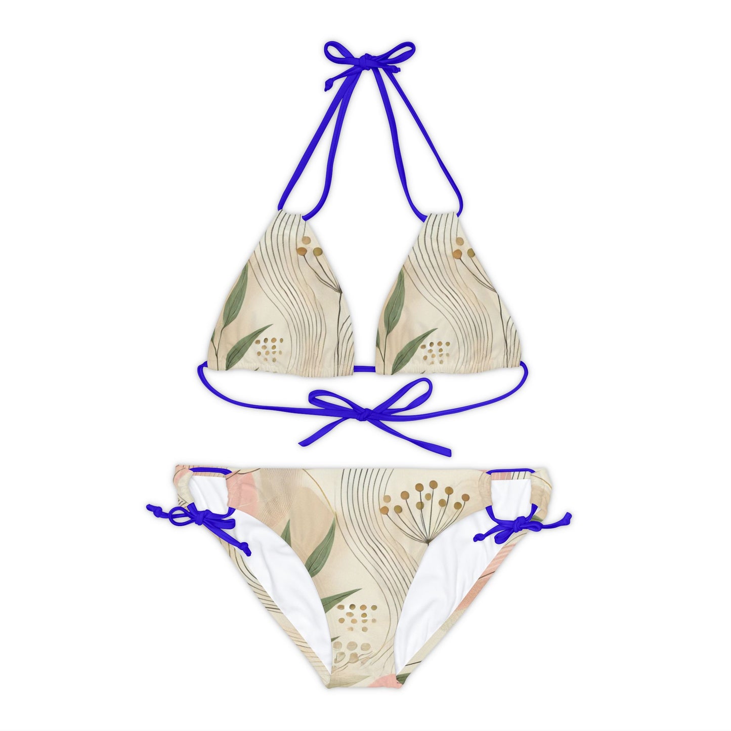 Botanical Breeze - Strappy Bikini Set (AOP)