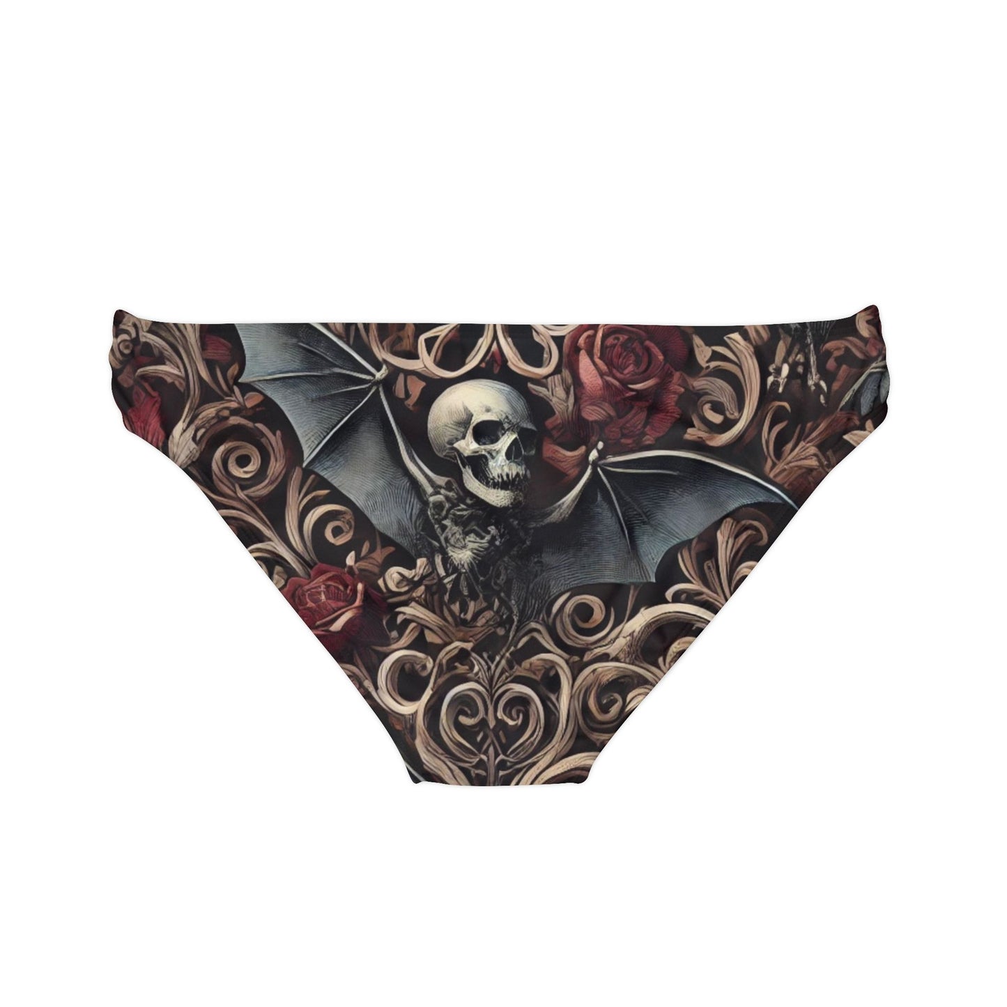 Nocturnal Elegy - Loop Tie Side Bikini Bottom (AOP)