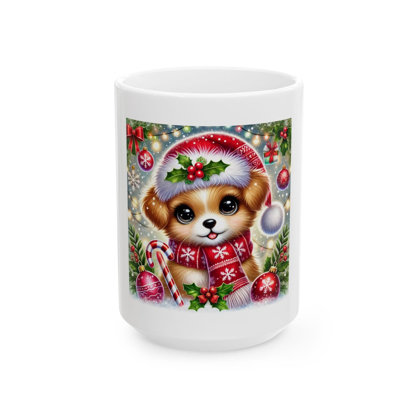 Paws-itively Merry Christmas - Ceramic Mug, (11oz, 15oz)