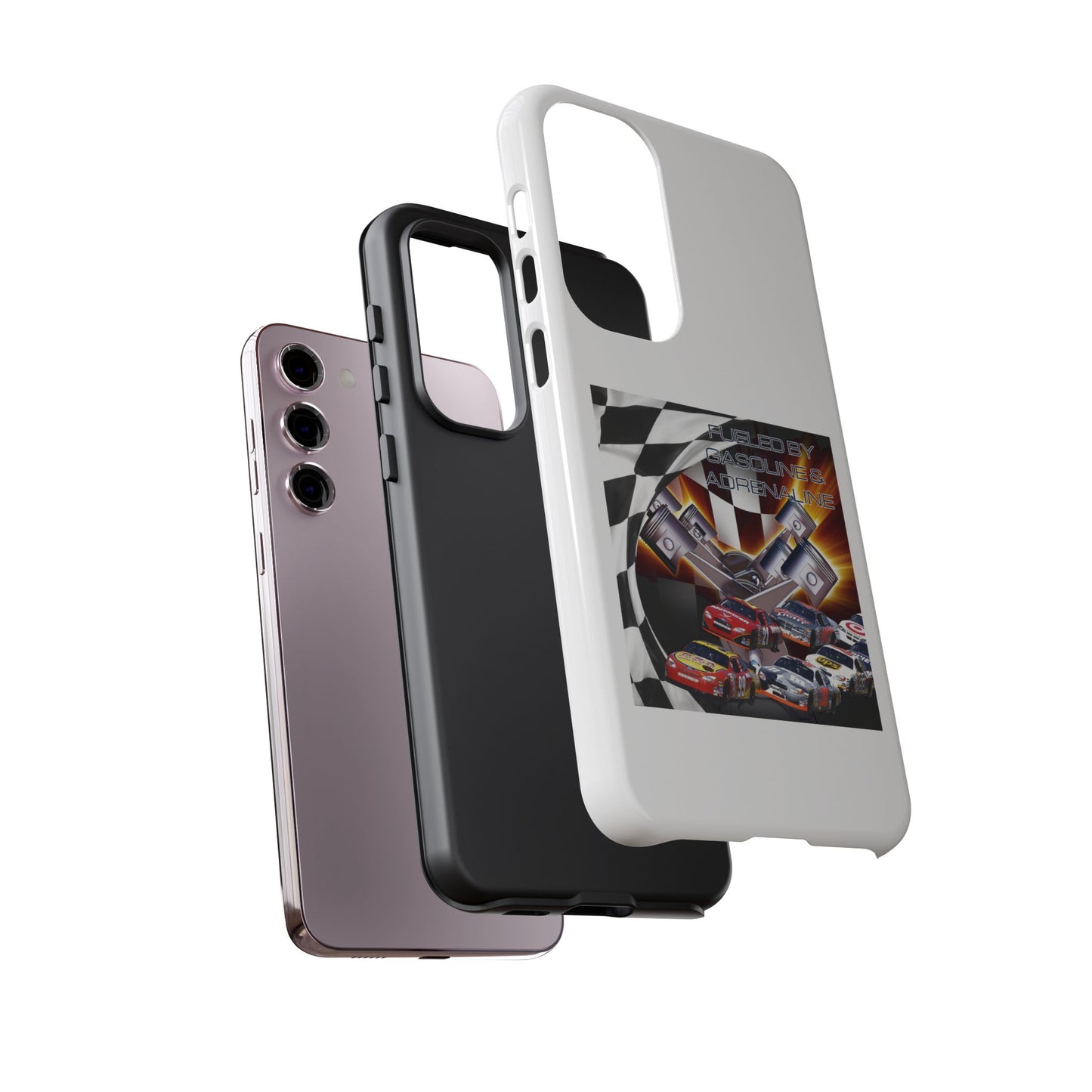 Fueled by Gasoline & Adrenaline - Tough Phone Case