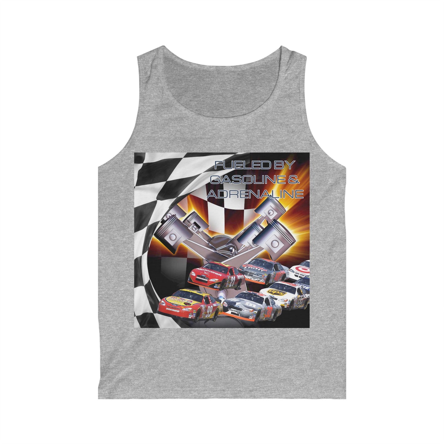 Fueled by Gasoline & Adrenaline - Men's Softstyle Tank Top