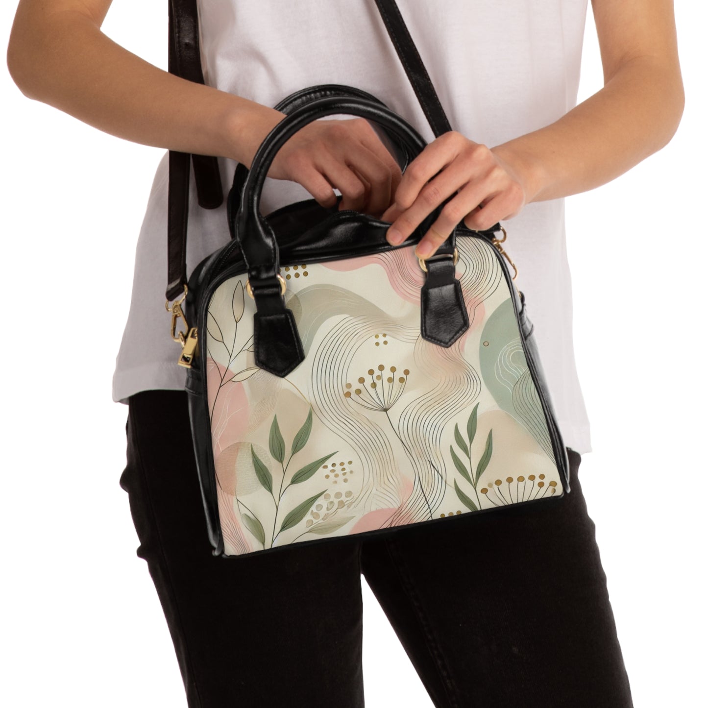 Botanical Breeze - Shoulder Handbag