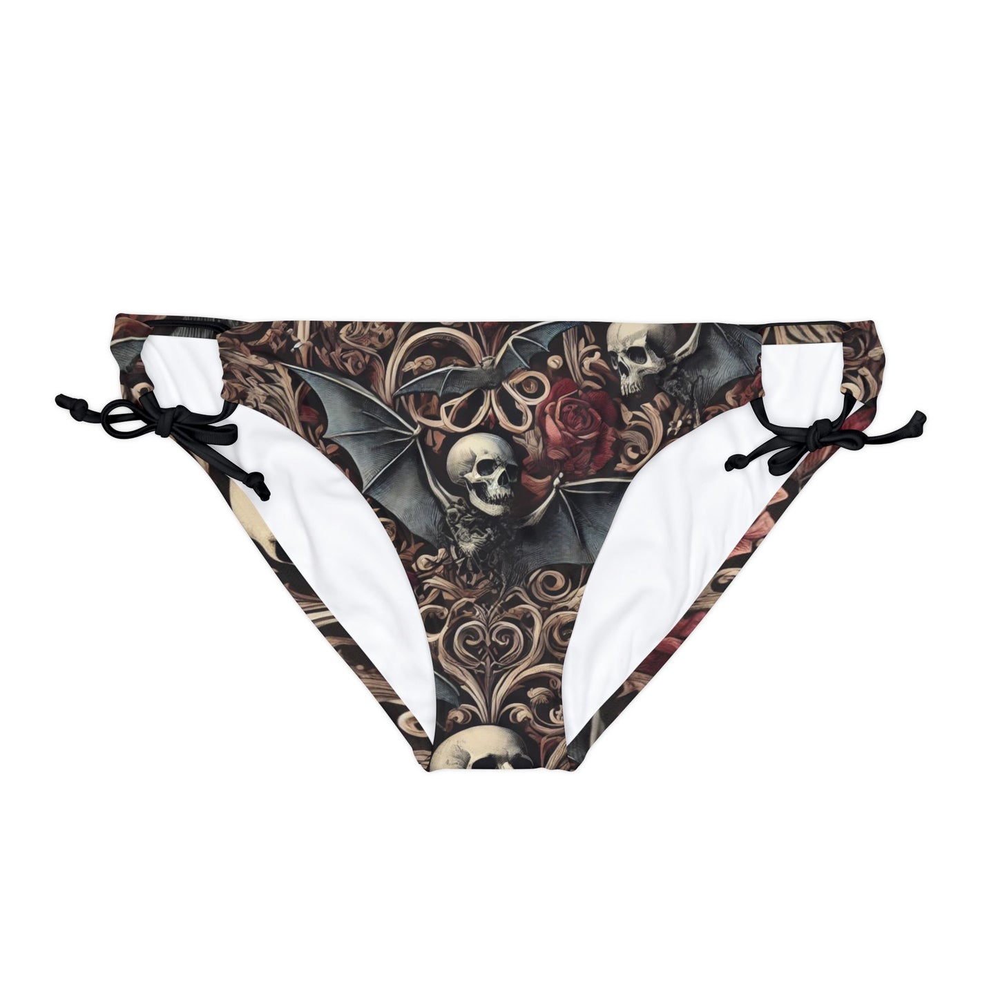 Nocturnal Elegy - Loop Tie Side Bikini Bottom (AOP)