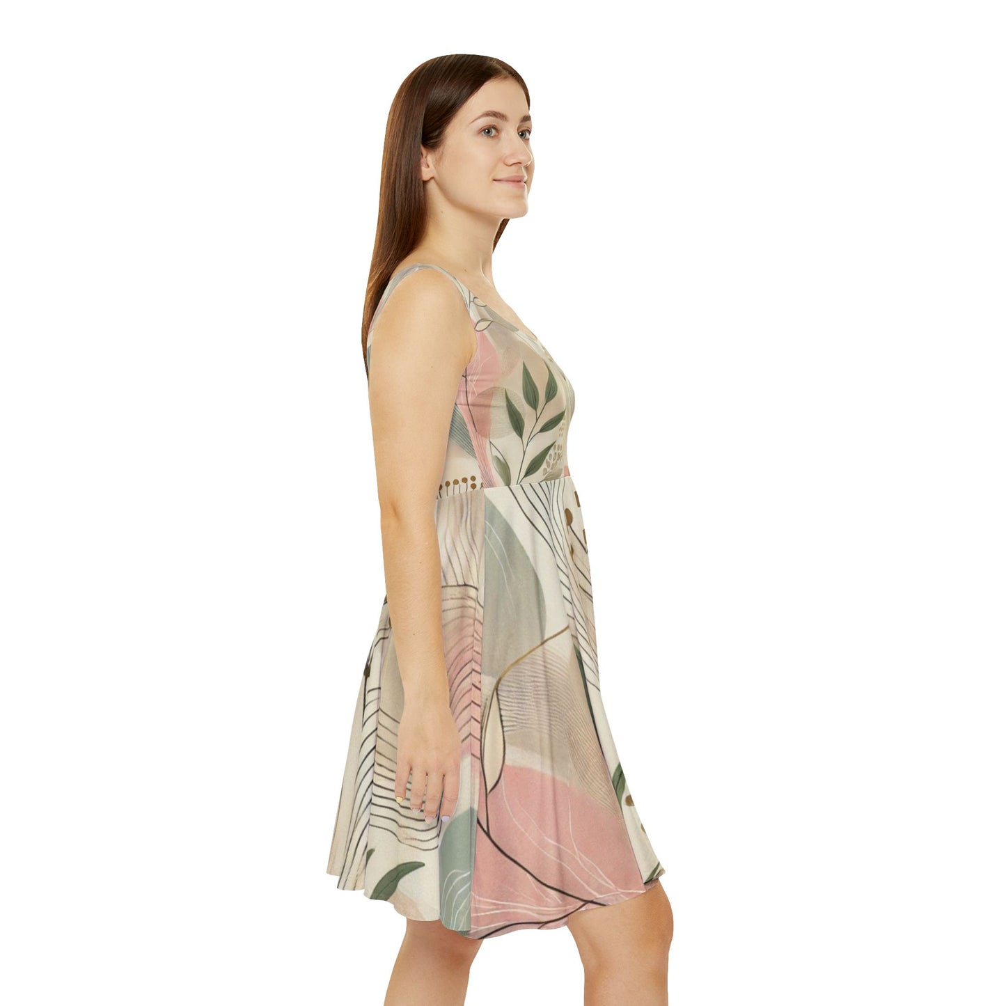 Botanical Breeze - Women's Skater Dress (AOP)