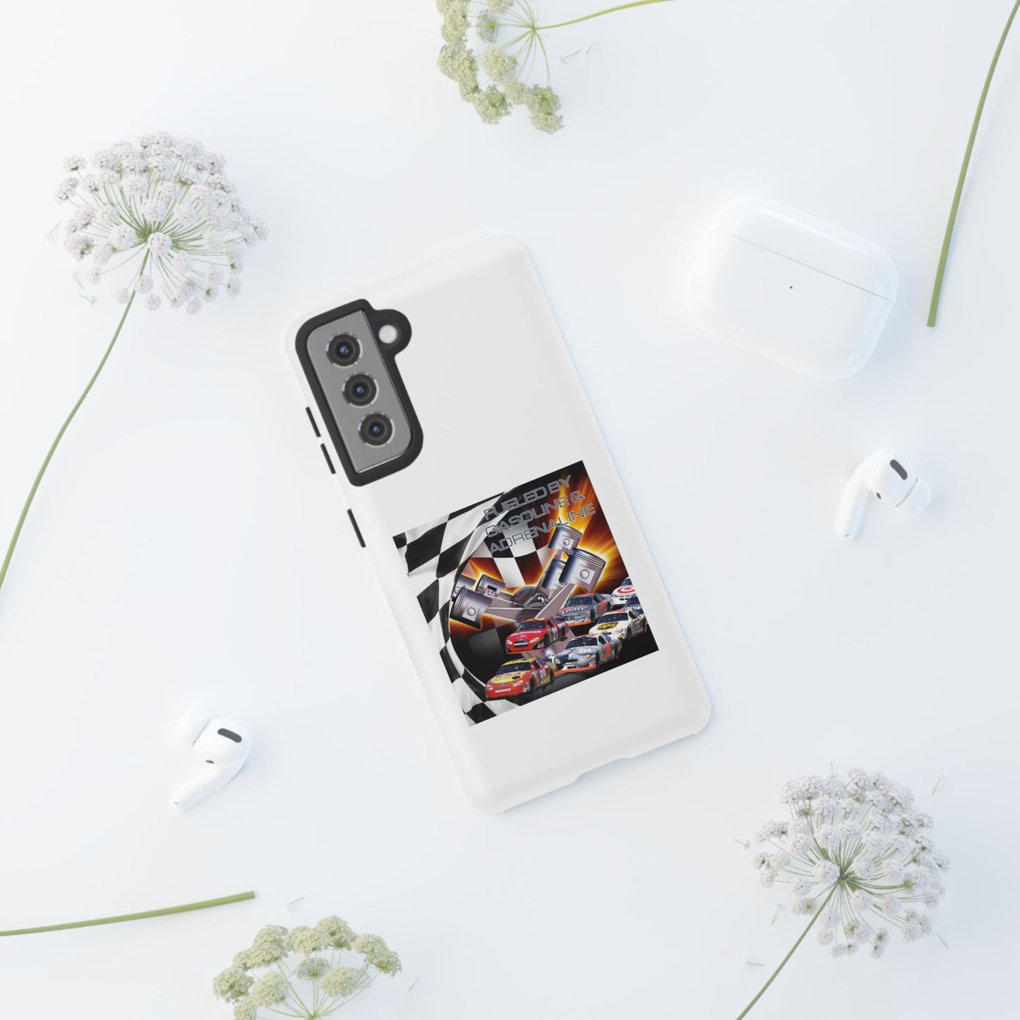 Fueled by Gasoline & Adrenaline - Tough Phone Case