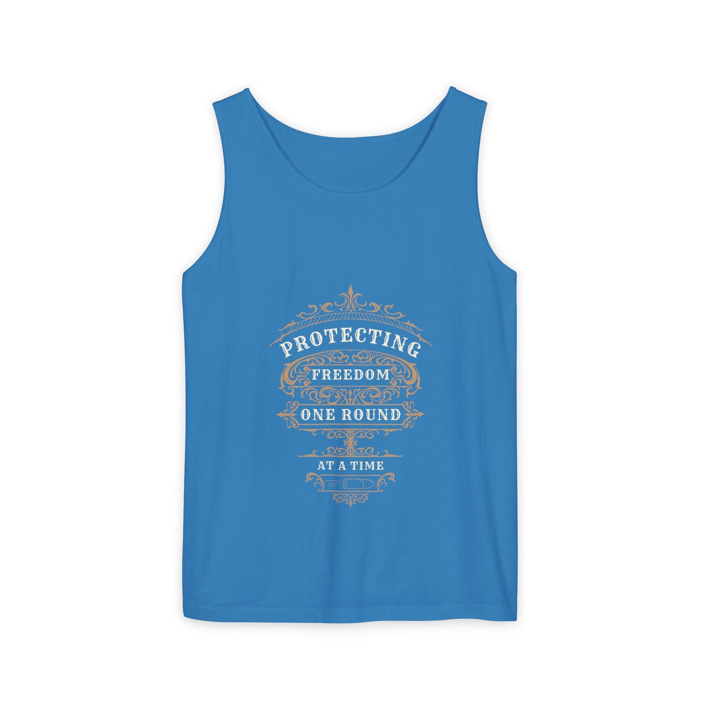 Protecting Freedom, One Round at a Time - Unisex Tank Top