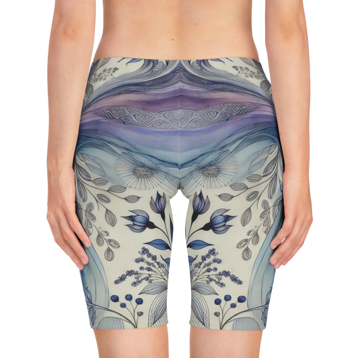 Twilight Bloom - Women's Bike Shorts (AOP)