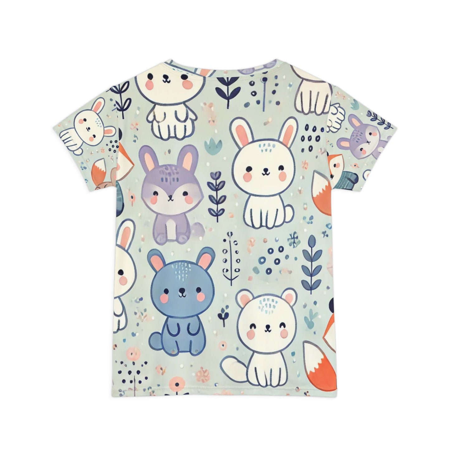 Whimsical Companions - Women's Short Sleeve Shirt (AOP)