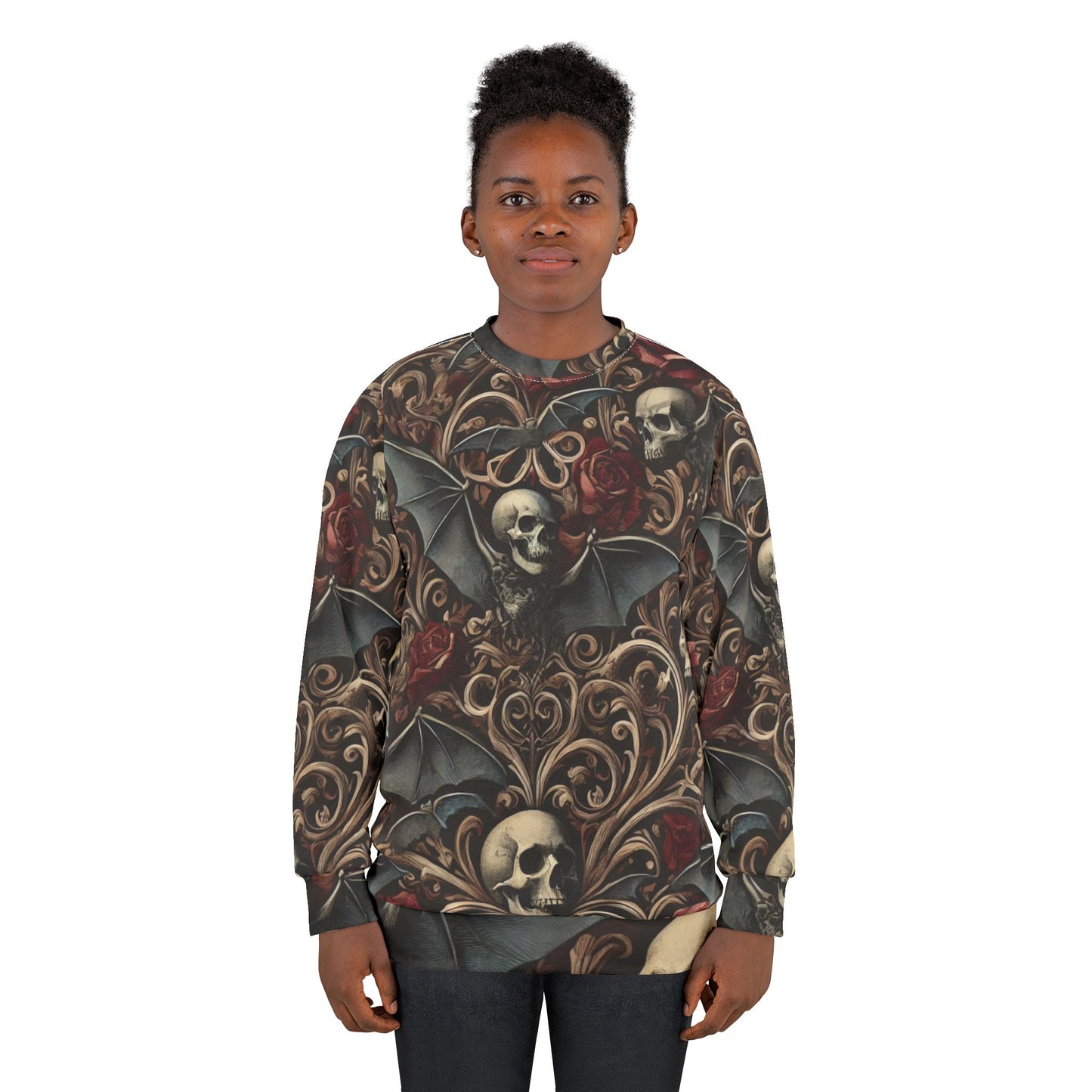 Nocturnal Elegy - Unisex Sweatshirt (AOP)