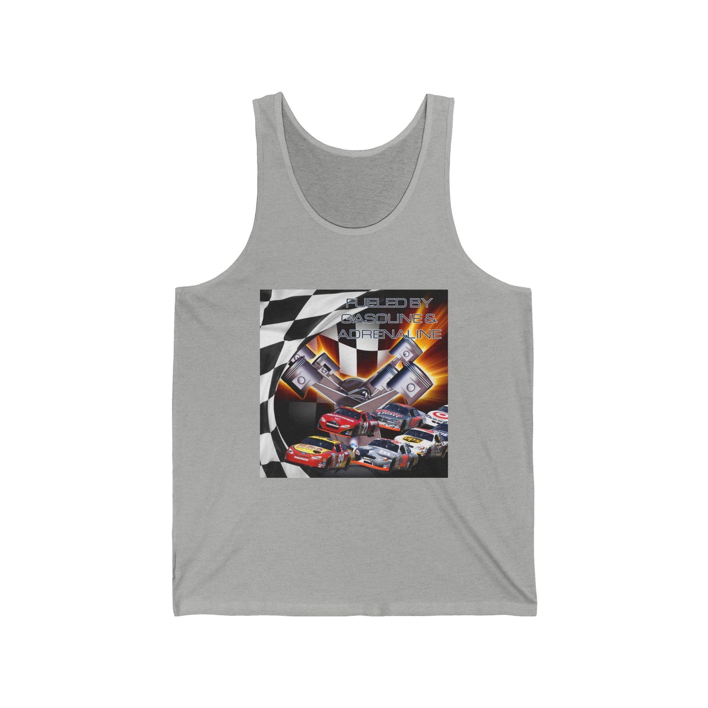 Fueled by Gasoline & Adrenaline - Unisex Jersey Tank