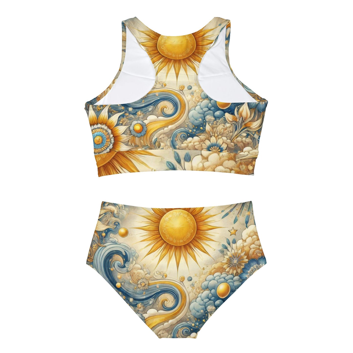 Celestial Radiance - Sporty Bikini Set