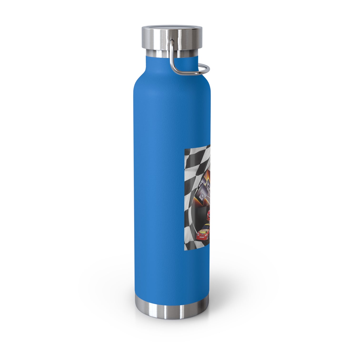 Fueled by Gasoline & Adrenaline - Copper Vacuum Insulated Bottle, 22oz