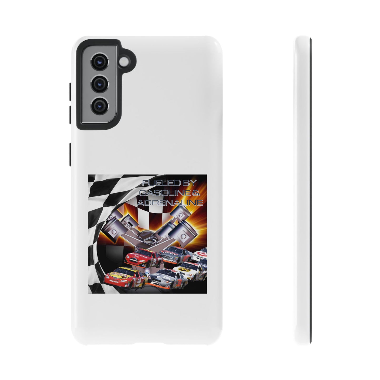 Fueled by Gasoline & Adrenaline - Tough Phone Case