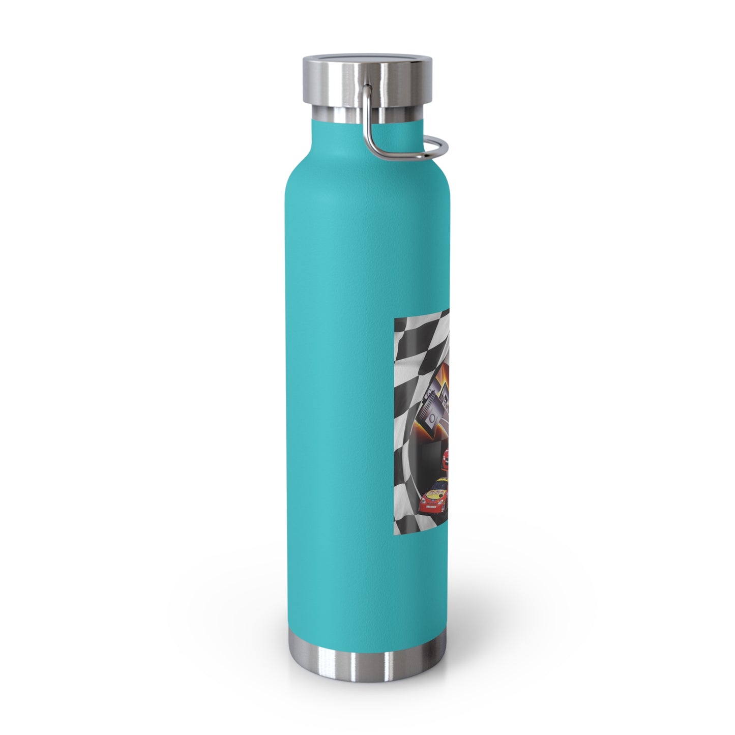 Fueled by Gasoline & Adrenaline - Copper Vacuum Insulated Bottle, 22oz