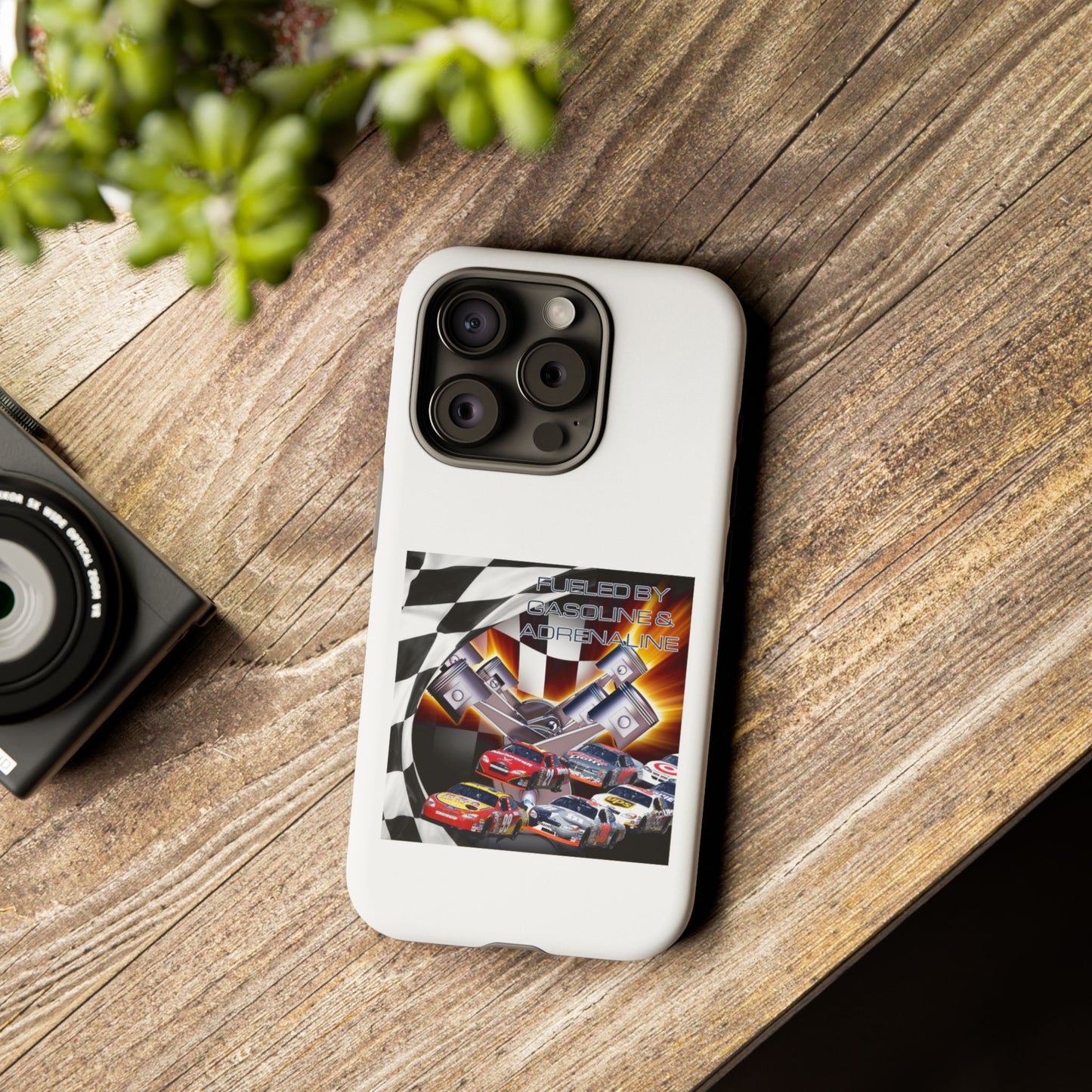 Fueled by Gasoline & Adrenaline - Tough Phone Case