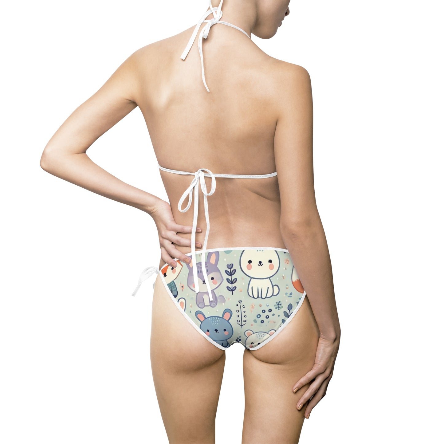 Whimsical Companions - Women's Bikini Swimsuit (AOP)