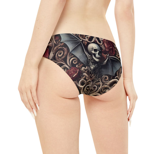 Nocturnal Elegy - Loop Tie Side Bikini Bottom (AOP)