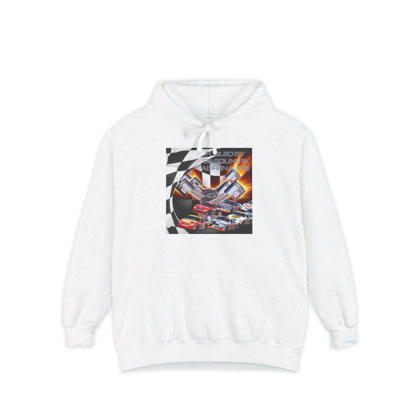 Fueled by Gasoline & Adrenaline - Unisex Garment-Dyed Hoodie