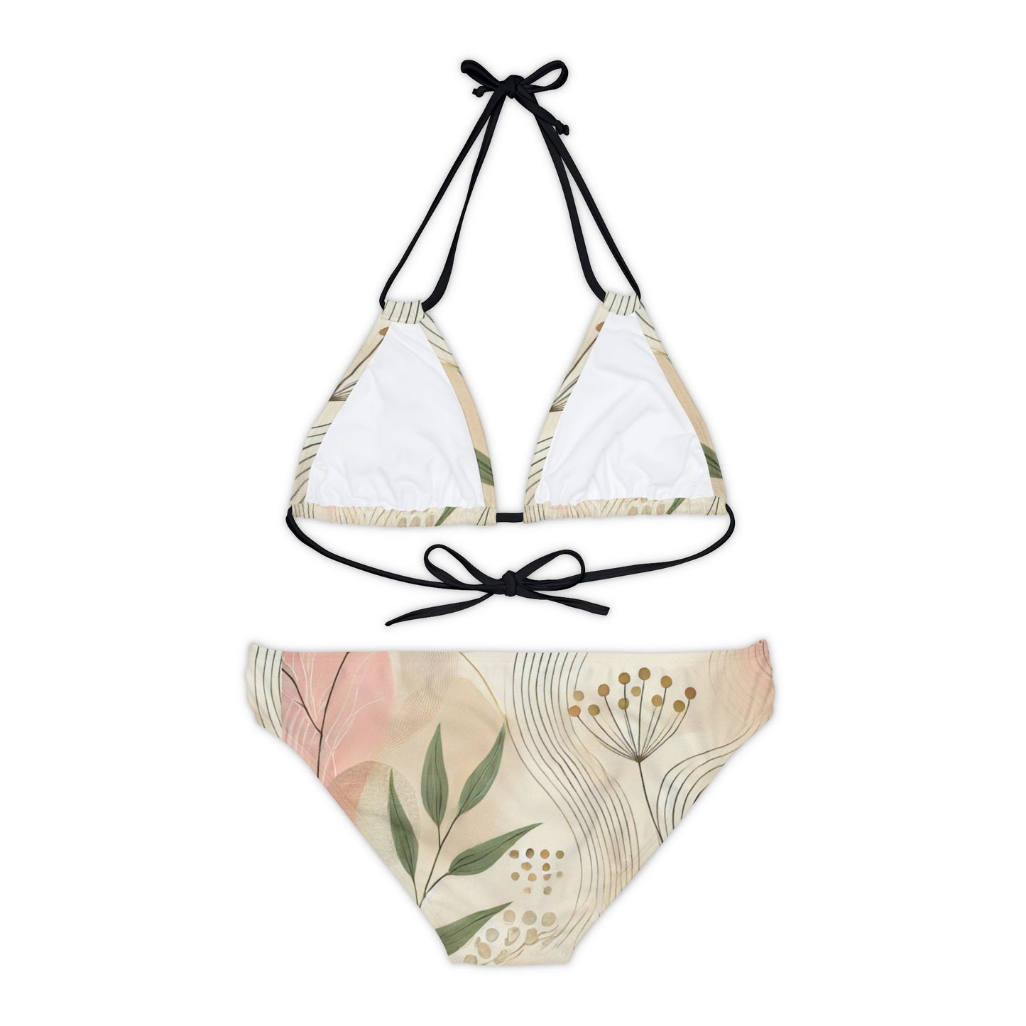 Botanical Breeze - Strappy Bikini Set (AOP)