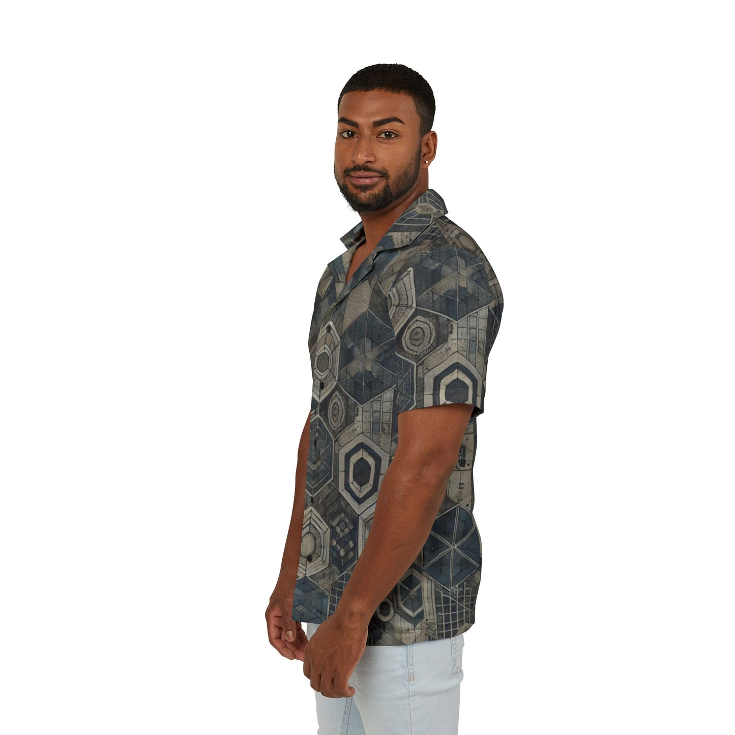 Modern Odyssey - Men's Hawaiian Camp Shirt